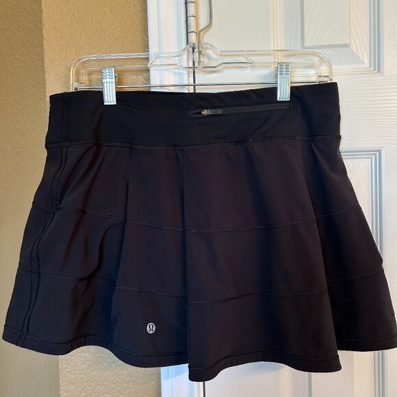 Lululemon Pace Rival Skort - 14 inch - Black - Size 8 - Picture 1 of 9